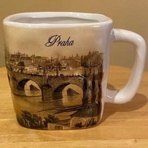 Praha square coffee mug, Czech Republic 1973.
